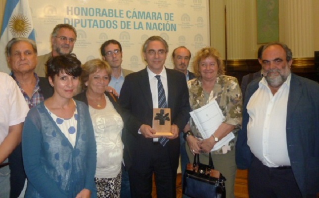 Parlamentarios argentinos recibieron a sus pares vascos en el Congreso de la Nación (foto Delegación de Euskadi)